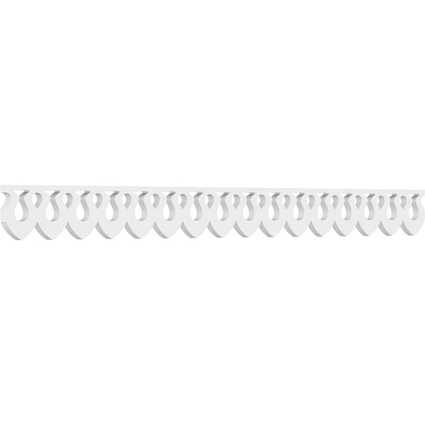 Ekena Millwork Somerset Architectural Grade PVC Running Trim, 4"H x 5/8"P x 48"L RUNP04X0625X48SMR - main